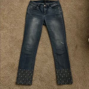 Straight leg jeans